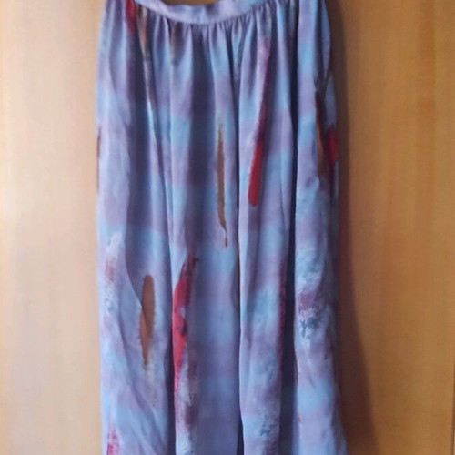 Vintage skirt and blouse set like new, crepe fabric