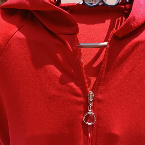 Long hoodie sweatshirt Queen embroidered, cotton, size S, new