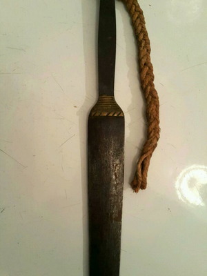 Ακονιστήρι μαχαιριών vintage μεταχειρισμένο, μήκος 35εκ