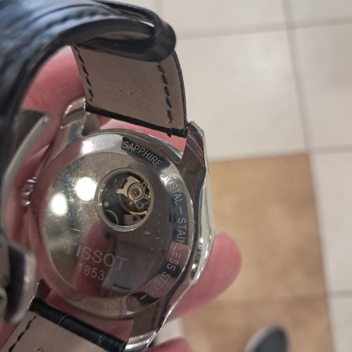 Tissot Chronograph Automatic wristwatch used for parts, black