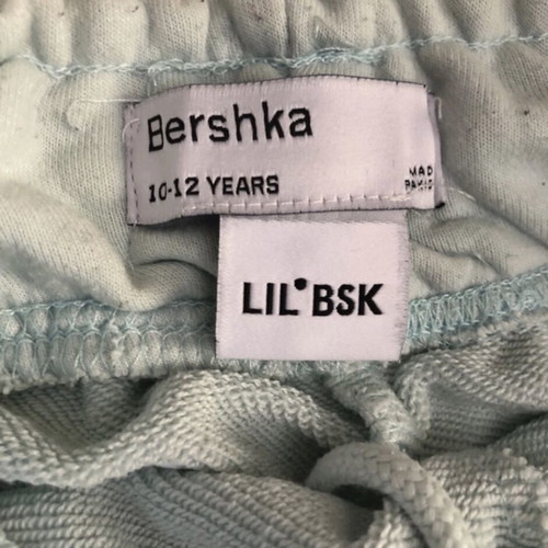 Bershka bermuda shorts for girls, turquoise, ages 10-12