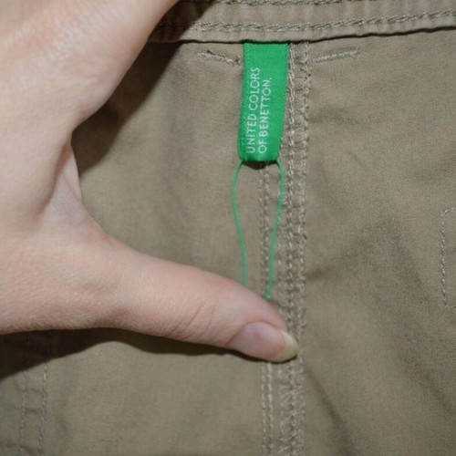 Sisley Benetton Boys' Cargo Pants Beige Size 11-12 Years Like New