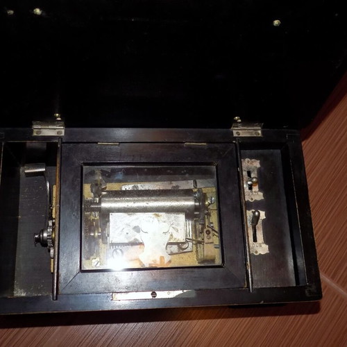 19th century music box used, heirloom from Constantinople