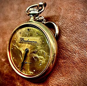 Πλήρως Ανακατασκευσμένο ρολόι τσέπης Molnija Boukouras