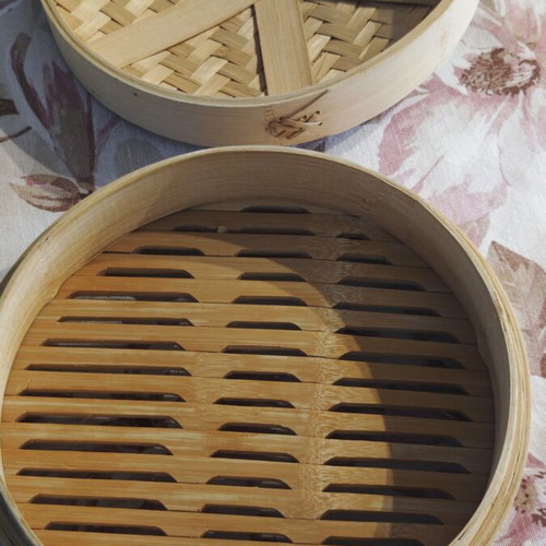 Bamboo steamer 24cm new