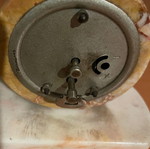 Vintage mantel clock tabletop used