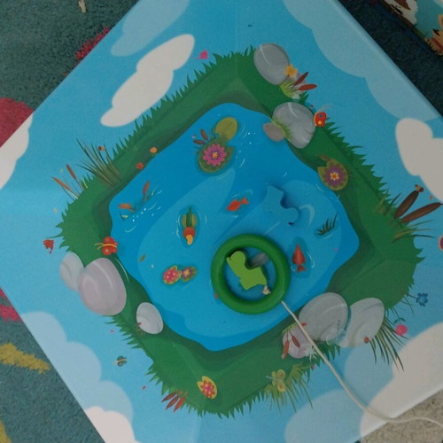 Fishing Day board game, lake fishing challenge