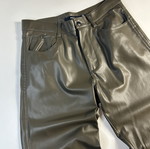Bershka Vintage Y2K leather flared fit pants, size EU 36
