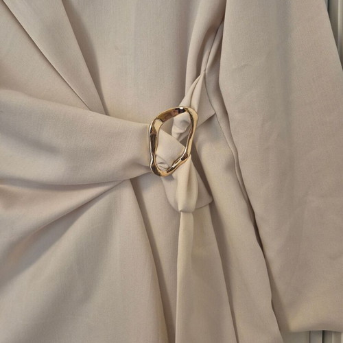 Women's cream suit new with wrap blazer one size