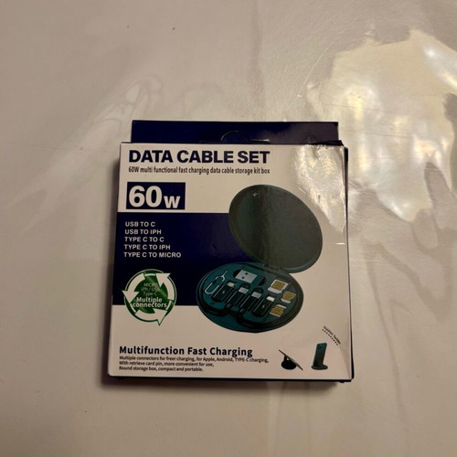 5-in-1 charging kit black color like new