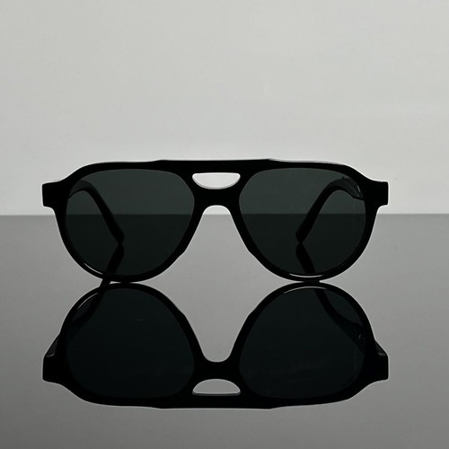 Bormain Manhattan aviator sunglasses new, polarized, black and blue