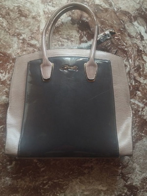 Alex Max Handbag new, beige and brown