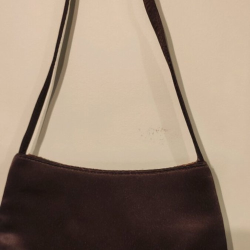 Evening bags like new, red and brown satin with beads