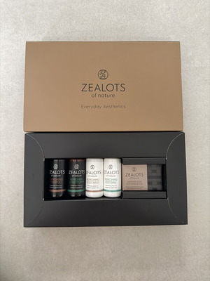 ZEALOTS of Nature σετ περιποίησης ταξιδιού, 5 προϊόντα