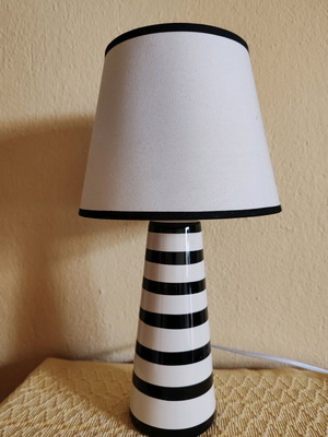 Table lamps like new, pack of 2, glossy ceramic