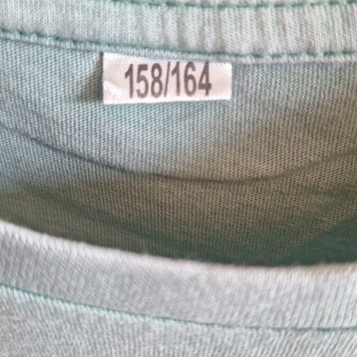 Children's shirt used, green, size 158-164 cm