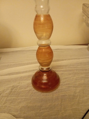 Decorative item made of blown glass like new