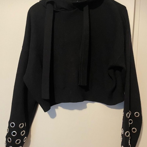 Zara black hoodie like new