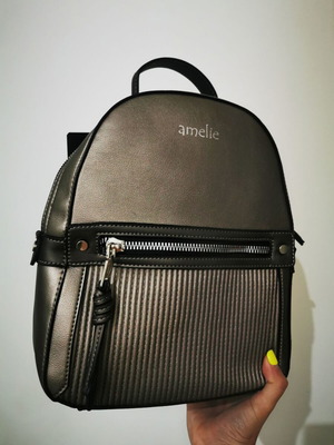 Amelie backpack new, medium size, bronze color