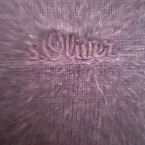 S.Oliver men's sweater used, cotton, blue, size S