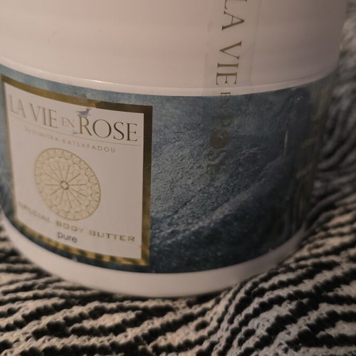 La Vie En Rose skincare set new, Argan & Almond Scrub, body butter, cream