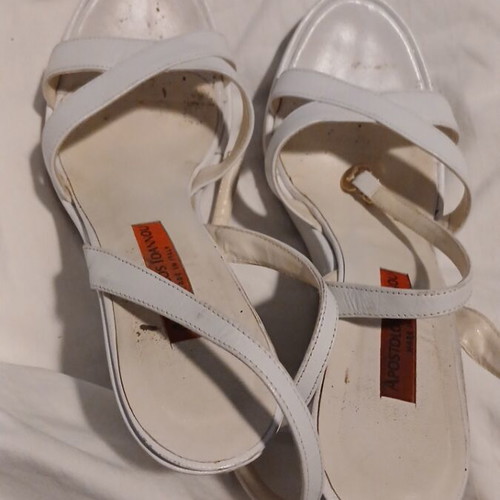Sandals platform Ioannou like new, white, size 38
