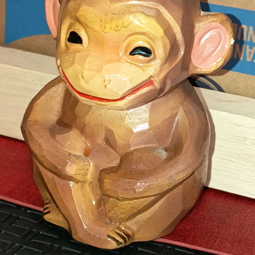 Porcelain tabletop monkey decorative new
