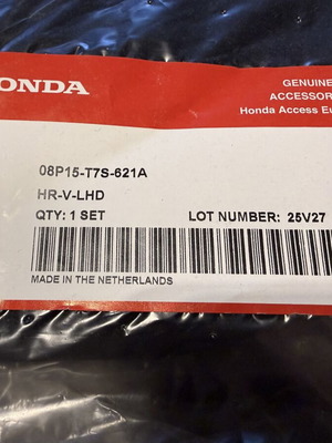 Πατάκια Honda HR-V σετ 4 καινούργια OEM για μοντέλα 2016-2022