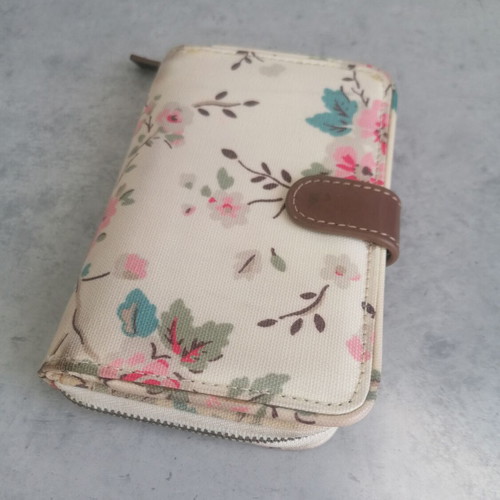 Kath Kidston vintage wallet used with floral design and card slots