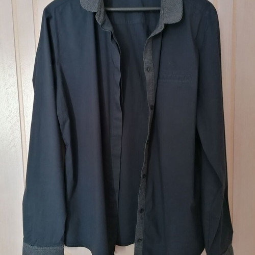 Esprit Shirt New Blue L/XL Cotton Stretch Fabric