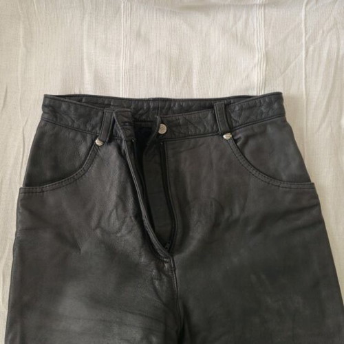 Harley Davidson vintage leather shorts used, size M, black