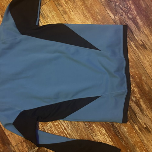 Adidas Arsenal half zip top, blue, size M