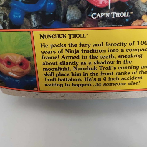Battle Trolls Nunchuck Troll Hasbro 1993 new