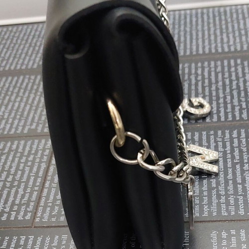 Zara black shoulder bag with chain, like new