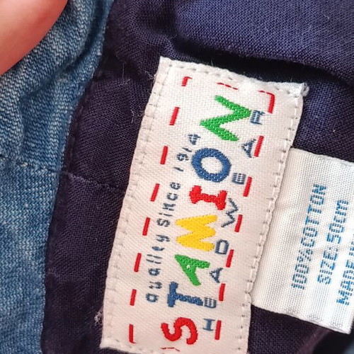 Denim bucket hat Stamion like new, blue, size 50cm