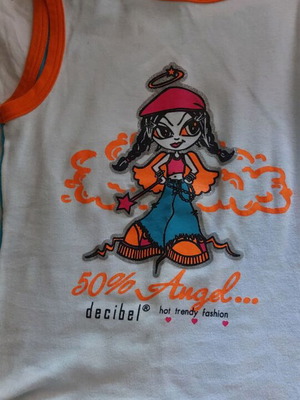 Decibel mako t-shirt used, multicolor, 100% cotton