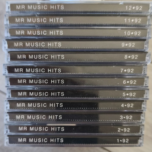 Mr Music Hits 1992 CD συλλογή, 156 τραγούδια, pop dance euro house soft rock