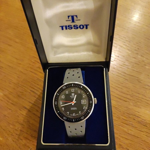 Tissot Sideral Dive automatic watch used with original strap and box