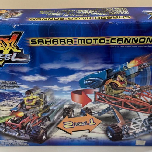 Mattel Max Steel Sahara Moto-Cannon Model 2002 new