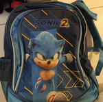 Τσάντα νηπιαγωγείου Sonic 2 μεταχειρισμένη, σε μέτρια κατάσταση