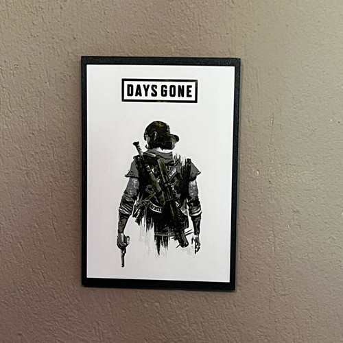3D embossed image Days Gone new for PlayStation and PC