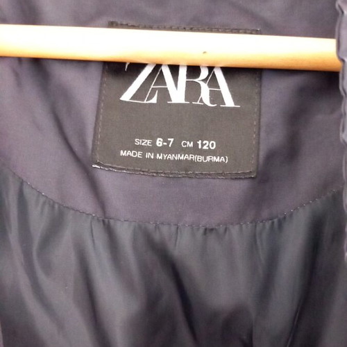 Zara gray jacket for boys used 6-7 years old