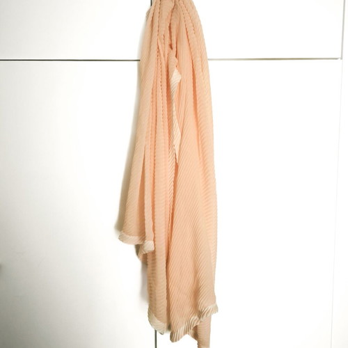 Bijou Brigitte scarf and shawl new soft salmon pink