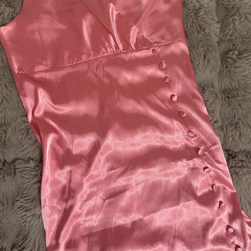 Satin dress like new, pink, size S