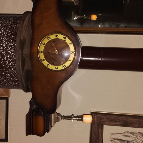 French fireplace clock Girod like new, mantel, analog