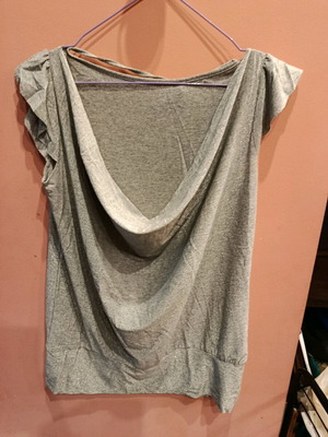 Silver blouse no 38 like new