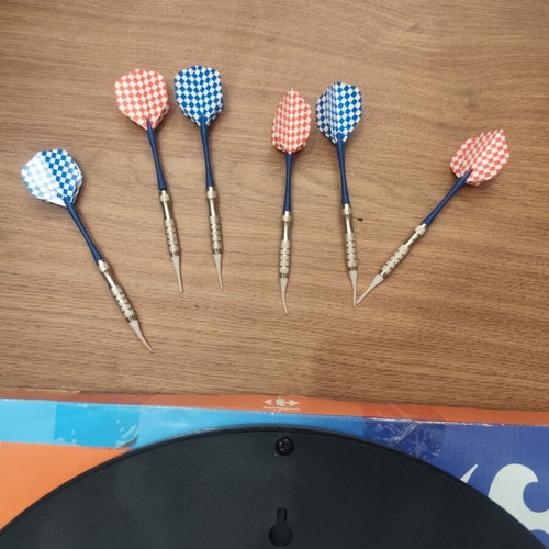 Echowell UFO-88 Electronic Dartboard Set like new with 6 darts and instructions