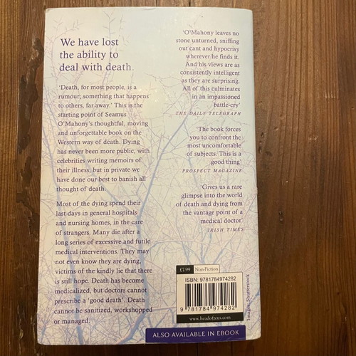 Book The Way We Die Now Seamus O’Mahony like new
