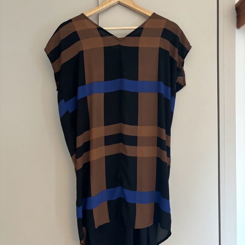 Old Navy tunic style dress new, blue and brown