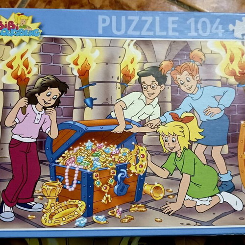 Bibi Blocksberg Puzzle 104 pieces used from Germany